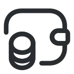 Wallet Money SVG Icon